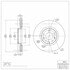 604-80045 by DYNAMIC FRICTION COMPANY - GEOSPEC Coated Rotor - Blank