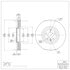 900-20033 by DYNAMIC FRICTION COMPANY - Hi- Carbon Alloy GEOMET Coated