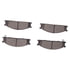 1551-0333-00 by DYNAMIC FRICTION COMPANY - 5000 Advanced Brake Pads - Semi Metallic