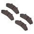 1551-0652-00 by DYNAMIC FRICTION COMPANY - 5000 Advanced Brake Pads - Semi Metallic