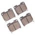 1551-0630-00 by DYNAMIC FRICTION COMPANY - 5000 Advanced Brake Pads - Ceramic