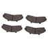 1551-0652-00 by DYNAMIC FRICTION COMPANY - 5000 Advanced Brake Pads - Semi Metallic