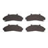 1551-0652-00 by DYNAMIC FRICTION COMPANY - 5000 Advanced Brake Pads - Semi Metallic