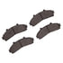 1551-0652-00 by DYNAMIC FRICTION COMPANY - 5000 Advanced Brake Pads - Semi Metallic