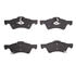 1551-0857-00 by DYNAMIC FRICTION COMPANY - 5000 Advanced Brake Pads - Semi Metallic