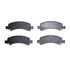 1551-0974-00 by DYNAMIC FRICTION COMPANY - 5000 Advanced Brake Pads - Ceramic