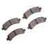 1551-0974-00 by DYNAMIC FRICTION COMPANY - 5000 Advanced Brake Pads - Ceramic