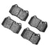 1551-1133-09 by DYNAMIC FRICTION COMPANY - 5000 Advanced Brake Pads - Low Metallic and Hardware Kit