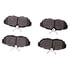 1551-1465-00 by DYNAMIC FRICTION COMPANY - 5000 Advanced Brake Pads - Ceramic