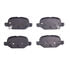 1551-1569-00 by DYNAMIC FRICTION COMPANY - 5000 Advanced Brake Pads - Ceramic