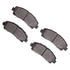 1551-1584-00 by DYNAMIC FRICTION COMPANY - 5000 Advanced Brake Pads - Ceramic