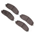 1551-1589-00 by DYNAMIC FRICTION COMPANY - 5000 Advanced Brake Pads - Ceramic