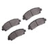 1551-1584-00 by DYNAMIC FRICTION COMPANY - 5000 Advanced Brake Pads - Ceramic