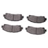 1551-1584-00 by DYNAMIC FRICTION COMPANY - 5000 Advanced Brake Pads - Ceramic