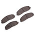 1551-1589-00 by DYNAMIC FRICTION COMPANY - 5000 Advanced Brake Pads - Ceramic