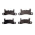 1551-1655-00 by DYNAMIC FRICTION COMPANY - 5000 Advanced Brake Pads - Low Metallic