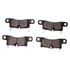 1551-1655-00 by DYNAMIC FRICTION COMPANY - 5000 Advanced Brake Pads - Low Metallic