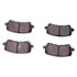 1551-1724-00 by DYNAMIC FRICTION COMPANY - 5000 Advanced Brake Pads - Ceramic