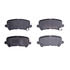 1551-1724-00 by DYNAMIC FRICTION COMPANY - 5000 Advanced Brake Pads - Ceramic