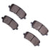 1551-1724-00 by DYNAMIC FRICTION COMPANY - 5000 Advanced Brake Pads - Ceramic