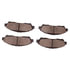 1551-1896-00 by DYNAMIC FRICTION COMPANY - 5000 Advanced Brake Pads - Ceramic