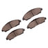 1551-1896-00 by DYNAMIC FRICTION COMPANY - 5000 Advanced Brake Pads - Ceramic