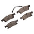 1551-1904-20 by DYNAMIC FRICTION COMPANY - 5000 Advanced Brake Pads - Low Metallic