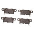 1551-1925-00 by DYNAMIC FRICTION COMPANY - 5000 Advanced Brake Pads - Low Metallic