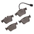 1551-1989-00 by DYNAMIC FRICTION COMPANY - 5000 Advanced Brake Pads - Ceramic