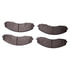 1551-2018-00 by DYNAMIC FRICTION COMPANY - 5000 Advanced Brake Pads - Semi Metallic