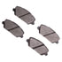 1551-2049-00 by DYNAMIC FRICTION COMPANY - 5000 Advanced Brake Pads - Ceramic