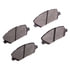 1551-2049-00 by DYNAMIC FRICTION COMPANY - 5000 Advanced Brake Pads - Ceramic