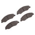 1551-2089-00 by DYNAMIC FRICTION COMPANY - 5000 Advanced Brake Pads - Ceramic