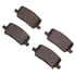 1551-2164-00 by DYNAMIC FRICTION COMPANY - DFC 5000 Advanced Brake Pads - Low Metallic