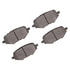 1551-2116-00 by DYNAMIC FRICTION COMPANY - 5000 Advanced Brake Pads - Ceramic