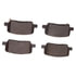 1551-2164-00 by DYNAMIC FRICTION COMPANY - DFC 5000 Advanced Brake Pads - Low Metallic