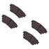 1551-2200-00 by DYNAMIC FRICTION COMPANY - DFC 5000 Advanced Brake Pads - Ceramic