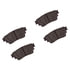 1551-2200-00 by DYNAMIC FRICTION COMPANY - DFC 5000 Advanced Brake Pads - Ceramic