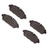 1551-2301-00 by DYNAMIC FRICTION COMPANY - DFC 5000 Advanced Brake Pads - Semi Metallic