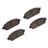 1551-2310-00 by DYNAMIC FRICTION COMPANY - DFC 5000 Advanced Brake Pads - Ceramic