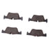 1552-1613-00 by DYNAMIC FRICTION COMPANY - 5000 Advanced Brake Pads - Low Metallic