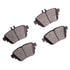 1600-1936-00 by DYNAMIC FRICTION COMPANY - 5000 Euro Ceramic Brake Pads