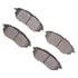 1310-1078-00 by DYNAMIC FRICTION COMPANY - 3000 Ceramic Brake Pads