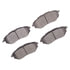 1310-1078-00 by DYNAMIC FRICTION COMPANY - 3000 Ceramic Brake Pads