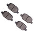 1310-1569-00 by DYNAMIC FRICTION COMPANY - 3000 Ceramic Brake Pads