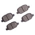 1310-1569-00 by DYNAMIC FRICTION COMPANY - 3000 Ceramic Brake Pads