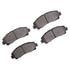 1310-1584-00 by DYNAMIC FRICTION COMPANY - 3000 Ceramic Brake Pads