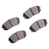 1310-1826-00 by DYNAMIC FRICTION COMPANY - 3000 Ceramic Brake Pads