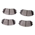 1310-1826-00 by DYNAMIC FRICTION COMPANY - 3000 Ceramic Brake Pads