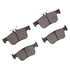 1310-2102-00 by DYNAMIC FRICTION COMPANY - 3000 Ceramic Brake Pads